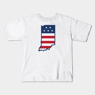 Stars and Stripes Indiana Kids T-Shirt